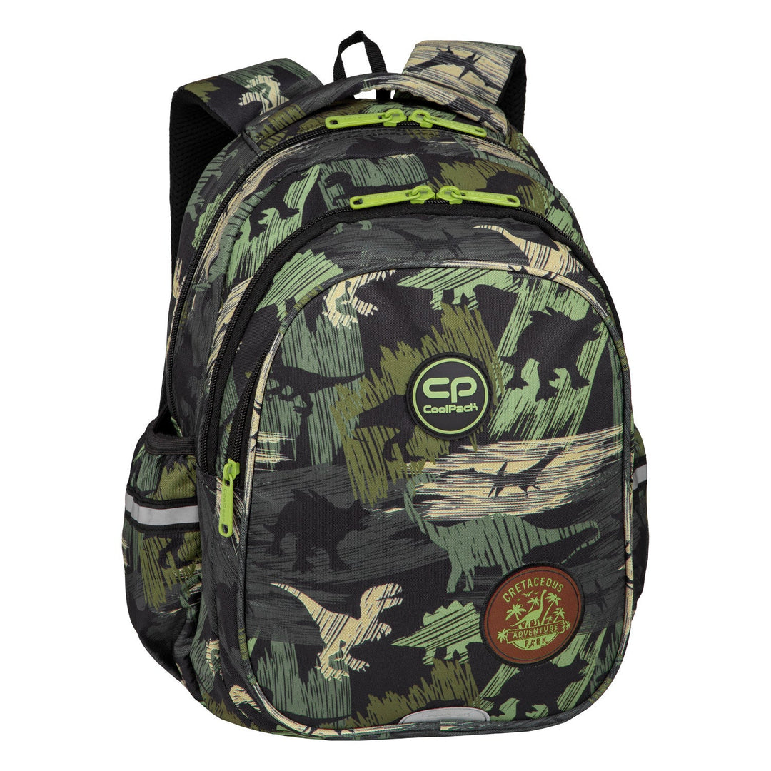 Младежки раница Coolpack, 3 отделения, извита гръбначна част, Jerry Adventure Park