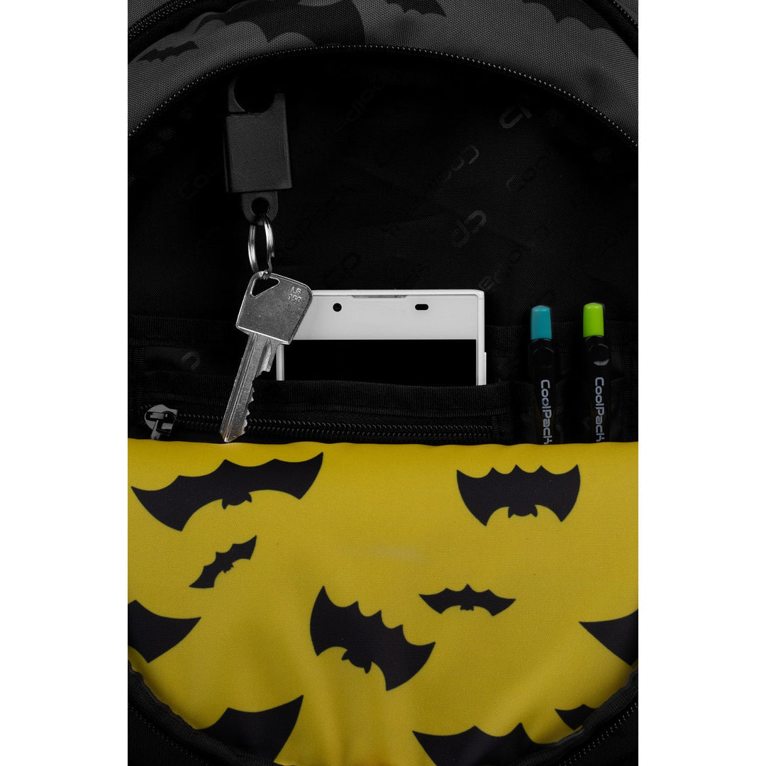 CoolPack Darker Night младежки раница, просторна, удобна F029680