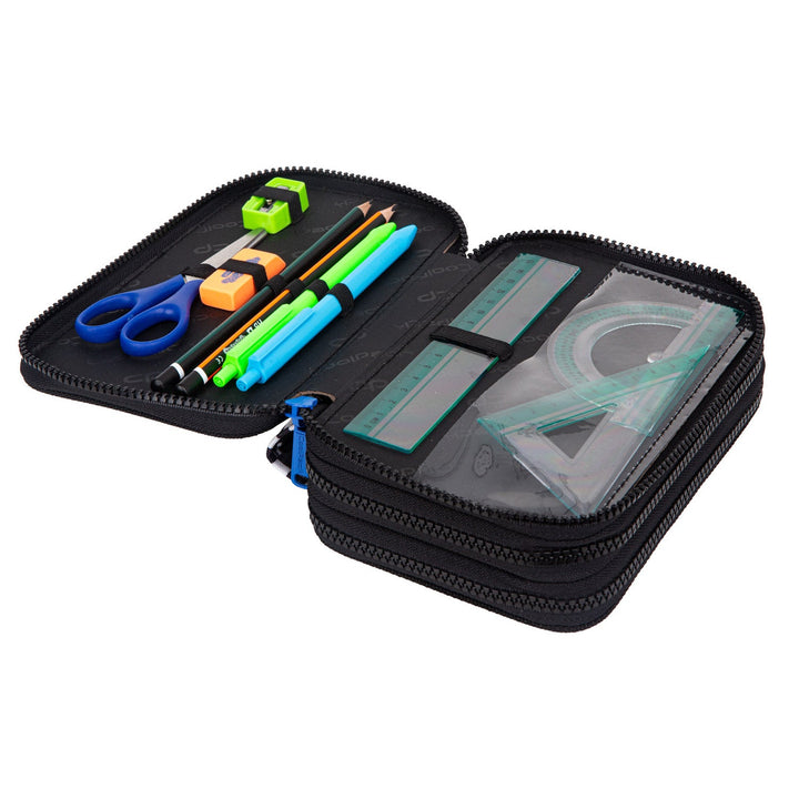 CoolPack Catch Me калъф за моливи с аксесоари, здрав, просторен F067666