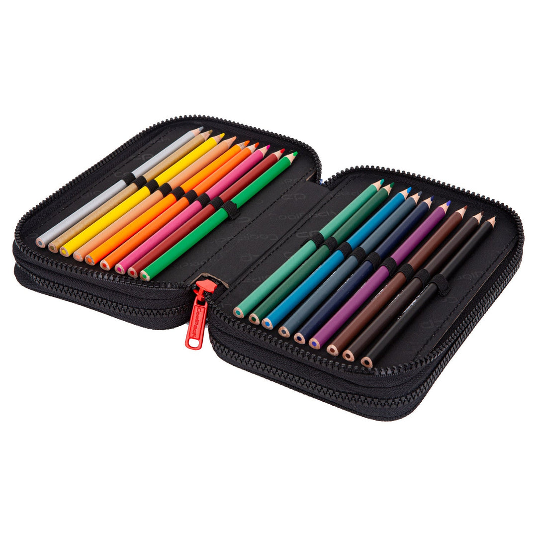 CoolPack Catch Me калъф за моливи с аксесоари, здрав, просторен F067666