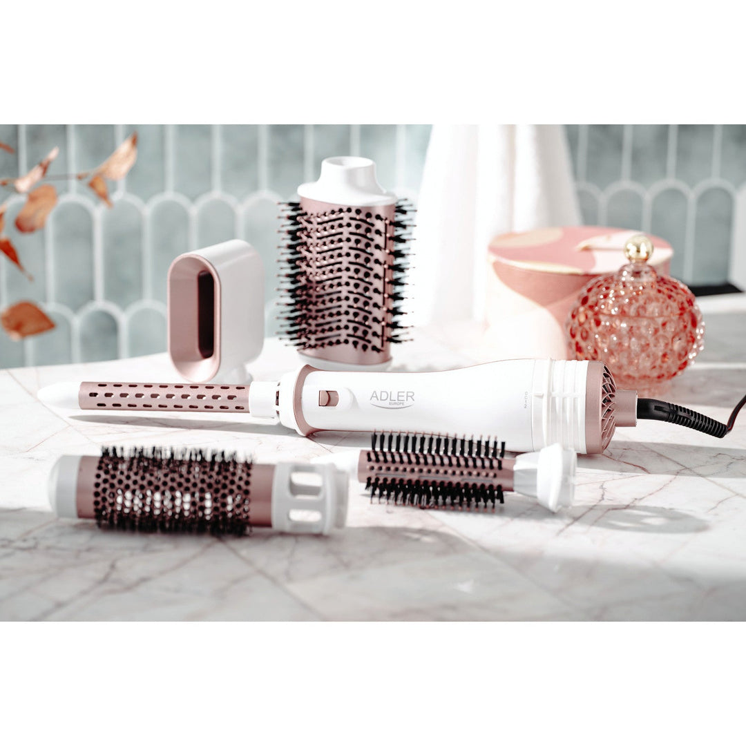 Адлер 5-в-1 сешоар с накрайник за къдрене, 1200 W, 5 накрайника, AD 2027