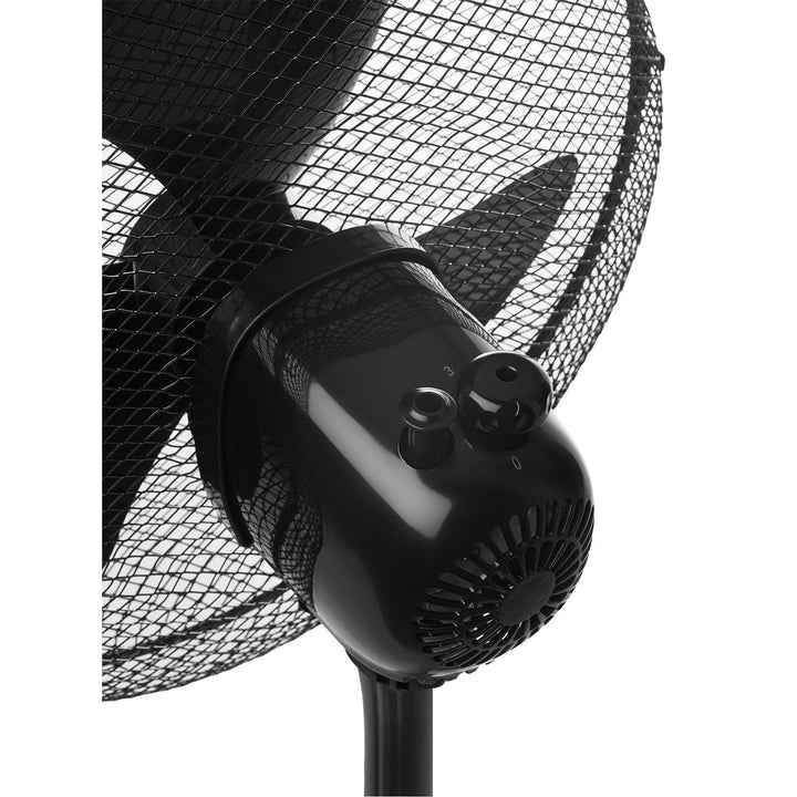Концептуален вентилатор, стоящ на пода, 40 W, 3 скорости, черен, VS5050