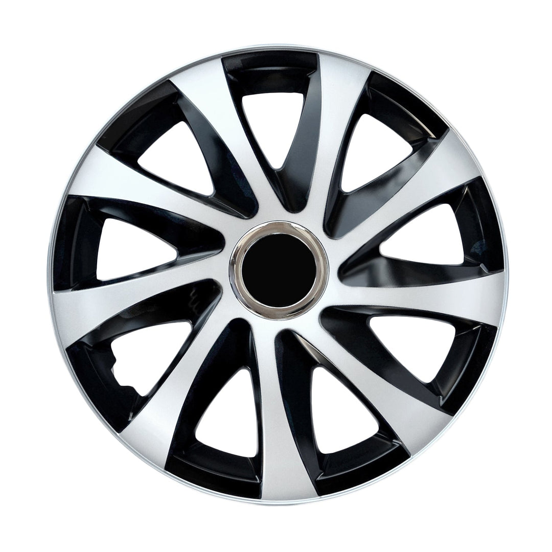Capac jante Drift Extra 16'', 1 buc, universal, negru-alb