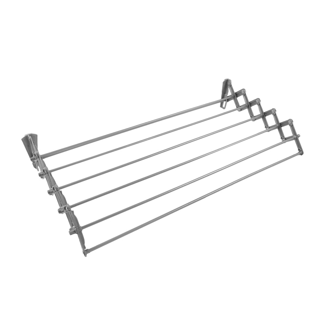 ABJ сушилня за пране, за монтаж на стена, тип хармоника, сива, 90 cm