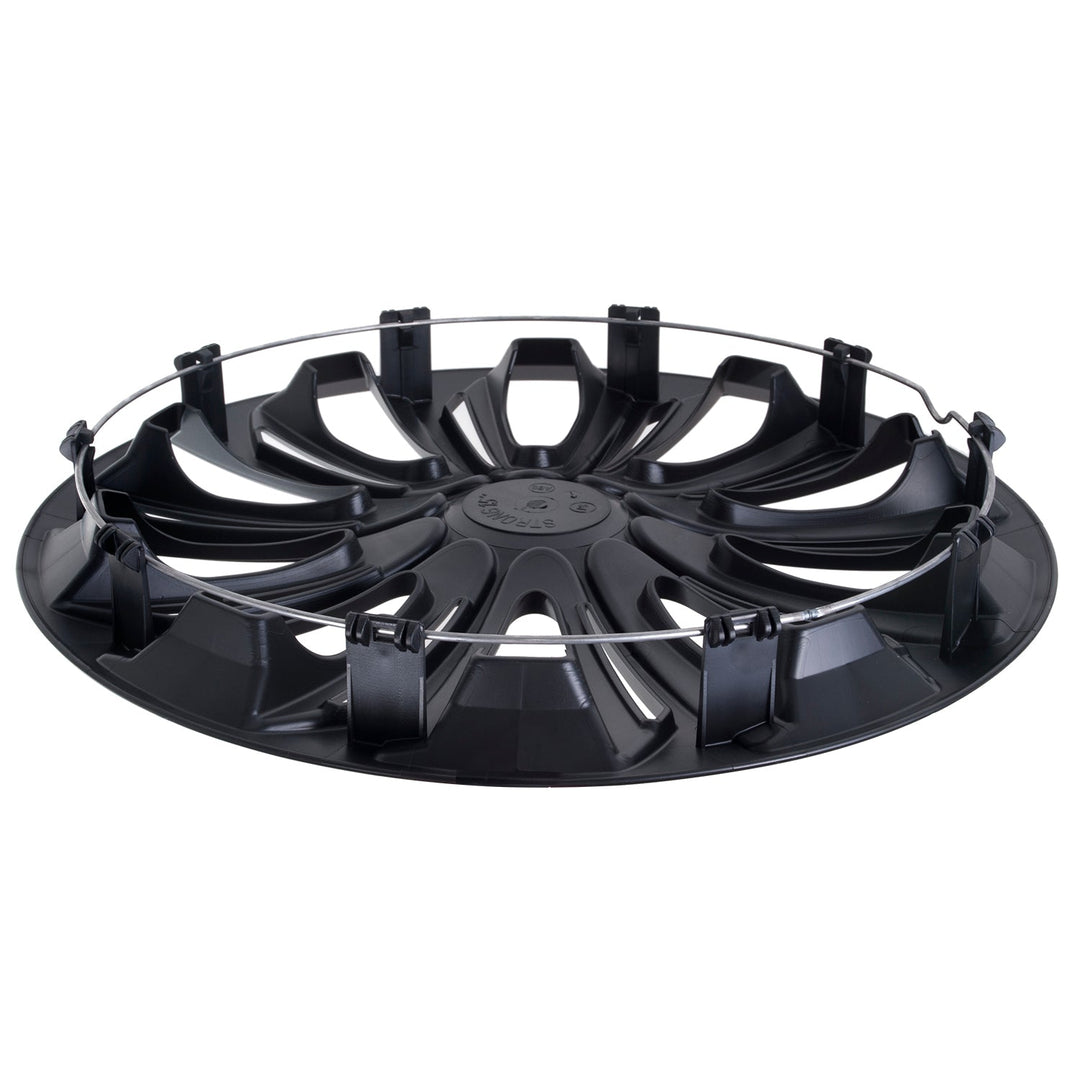 Универсална капачка за джанта 15'' NRM Strong черна матова 1 брой