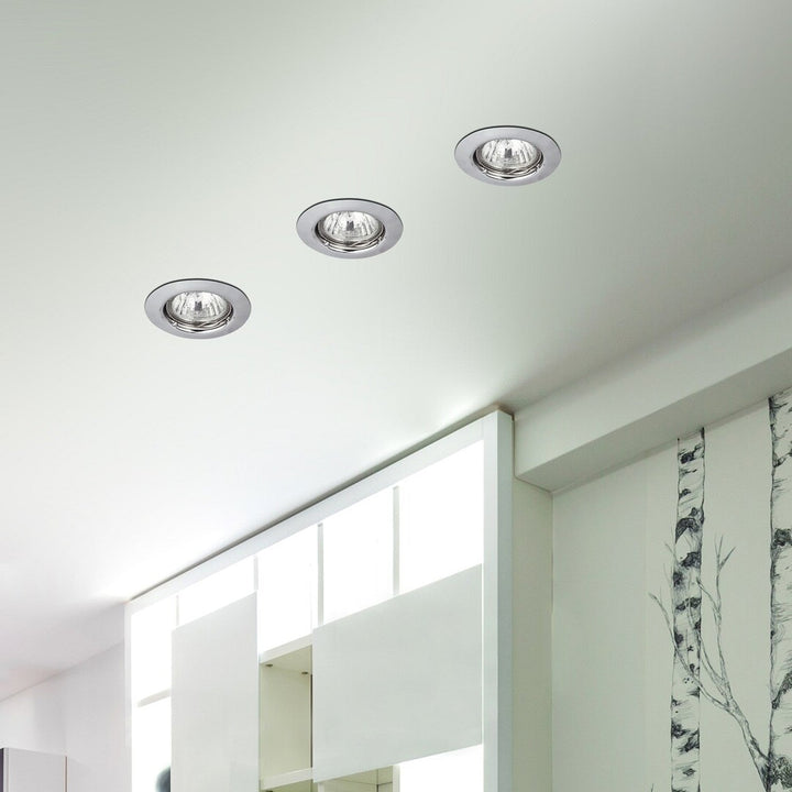 Рабалукс вграден осветителен уред, IP20, хром, GU5.3, 12V, Spot Relight