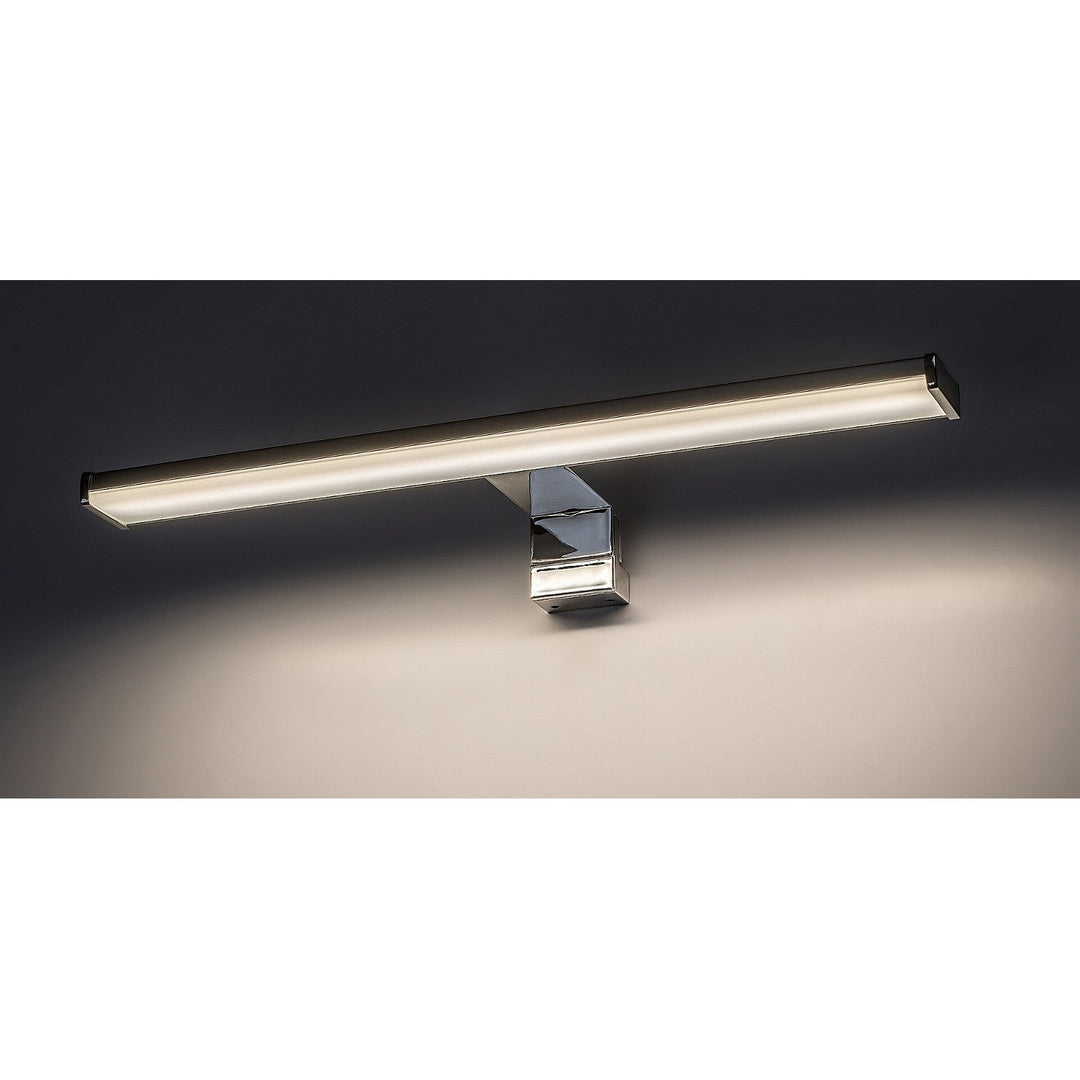 Лампа за баня Rabalux, 8W LED, IP44, хромиран дизайн, Levon