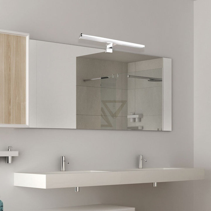 Лампа за баня Rabalux, 8W LED, IP44, хромиран дизайн, Levon