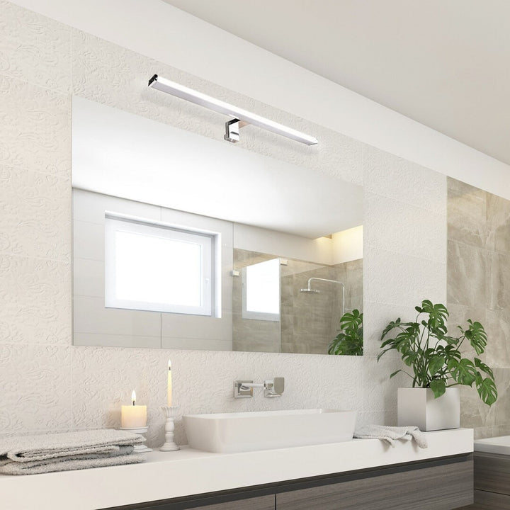Лампа за баня Rabalux, 12W LED, IP44, хромиран дизайн, Levon