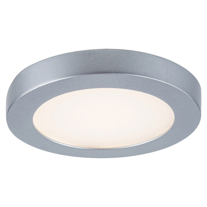 Рабалукс лампа за повърхностен монтаж, 3W LED, IP44, сребриста, Coco