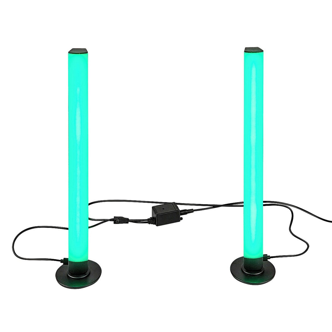 Рабалукс стояща лампа, 5W LED, RGB, черна, Paco