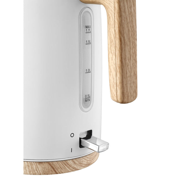Концептуална електрическа кана, 2200 W, 1,7 л, бяла, RK3315