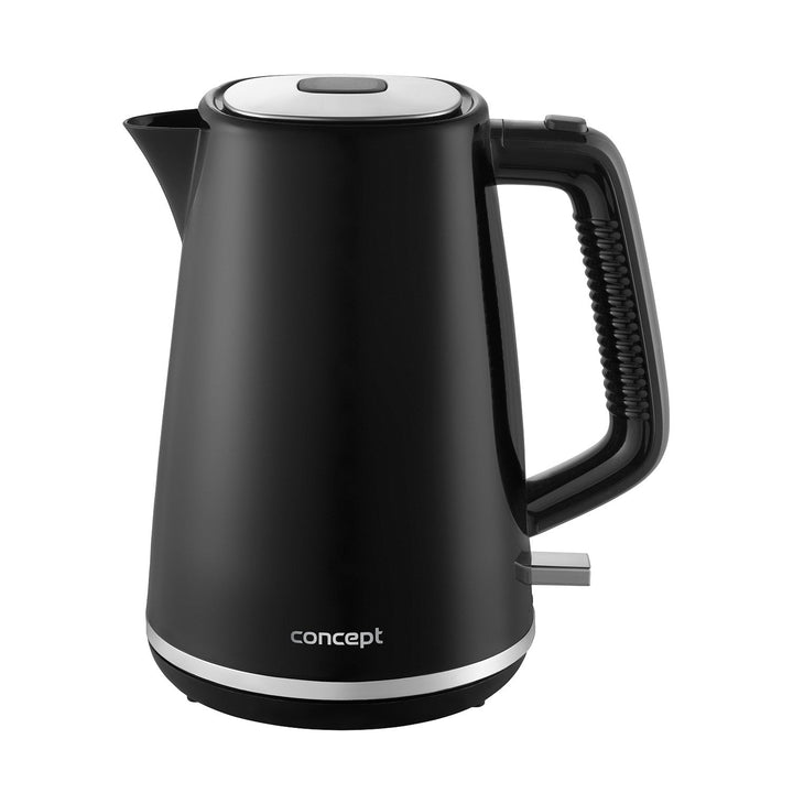 Концептуална електрическа кана, 2200 W, 1,7 л, черна, RK2375
