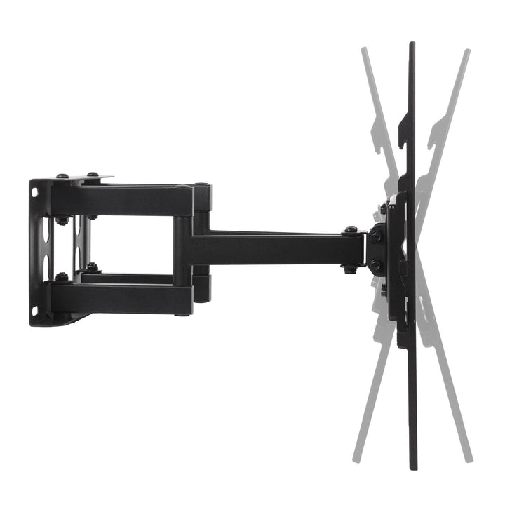 Монтажна стойка за телевизор Maclean, макс. VESA 400x400, 32-75", 50 кг, вертикална и хоризонтална настройка на ъгъла, профил 80-380 мм, черна, MC-788