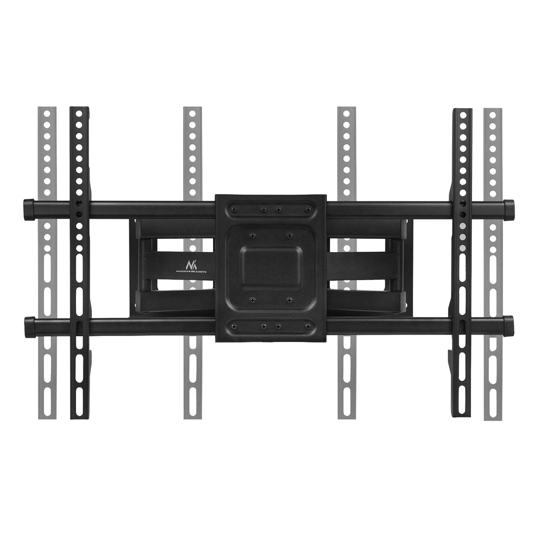 Монтаж за телевизор Maclean, макс. VESA 600x400, 32-85", 60 кг, вертикална и хоризонтална настройка на ъгъла, профил 65-390 мм, черен, MC-789