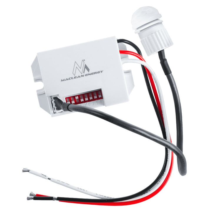 Датчик за движение Maclean PIR, с външен сензор, 12-24 V DC, 360°, MCE32 V