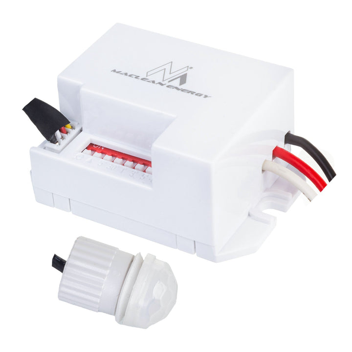 Датчик за движение Maclean PIR, с външен сензор, 12-24 V DC, 360°, MCE32 V