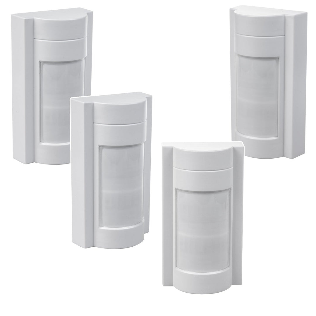 Set 4 senzori de miscare PIR Maclean MCE385, cu infrarosu, 0,5 W, alb