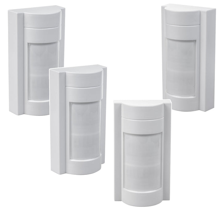 Set 4 senzori de miscare PIR Maclean MCE385, cu infrarosu, 0,5 W, alb
