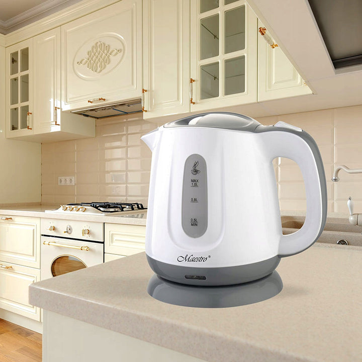 Електрическа кана Maestro, 1100 W, 1 литър, сива, MR-013
