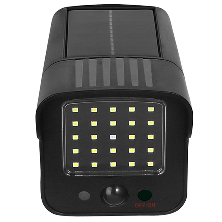 Фалшива слънчева камера, мигащ LED, датчик за движение, LED осветление, безплатен стикер, SOL1803S, 4 броя