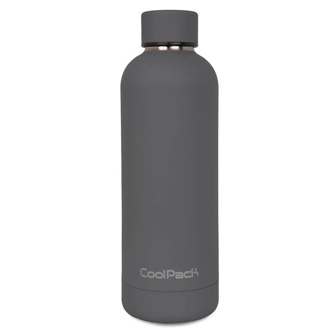 Термобутилка Coolpack, 500 мл, неръждаема стомана, графит, Bonet Z23027