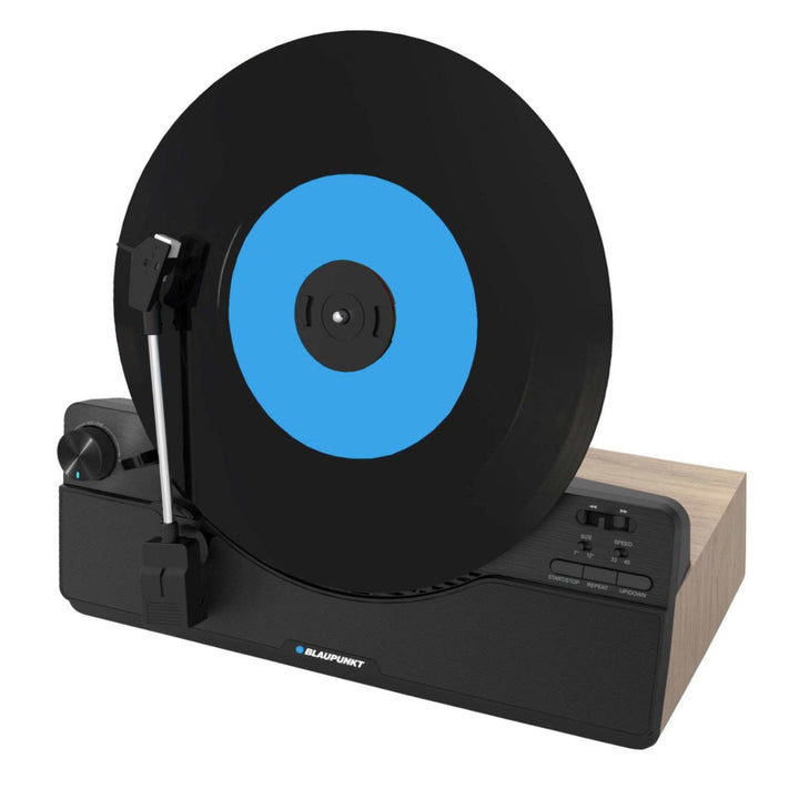 Blaupunkt вертикален грамофон, Bluetooth, 2x5W RMS, черен, VT100BK