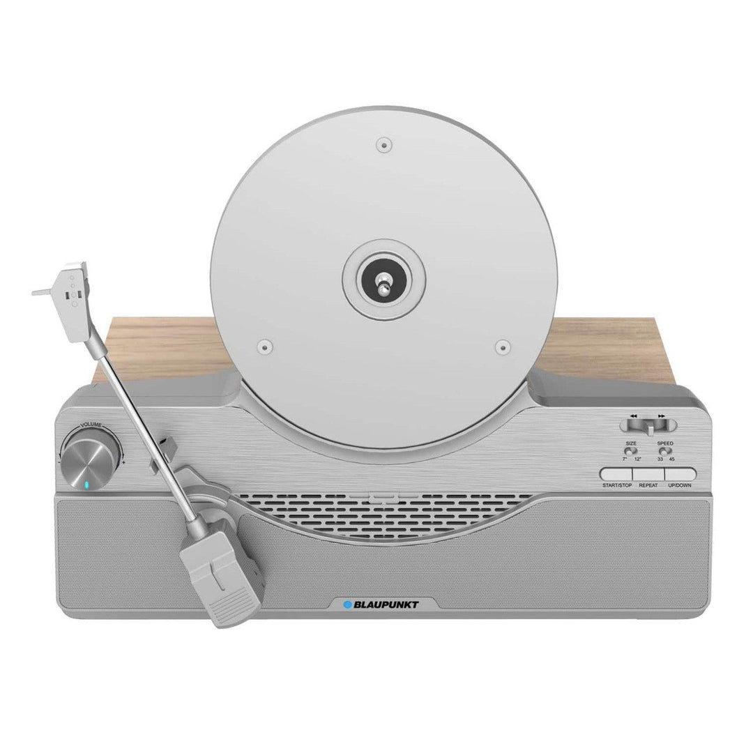 Blaupunkt вертикален грамофон, Bluetooth, 2x5W RMS, сребрист, VT100SL