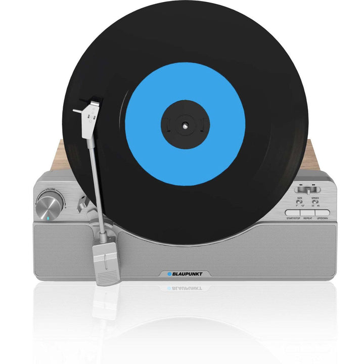 Blaupunkt вертикален грамофон, Bluetooth, 2x5W RMS, сребрист, VT100SL