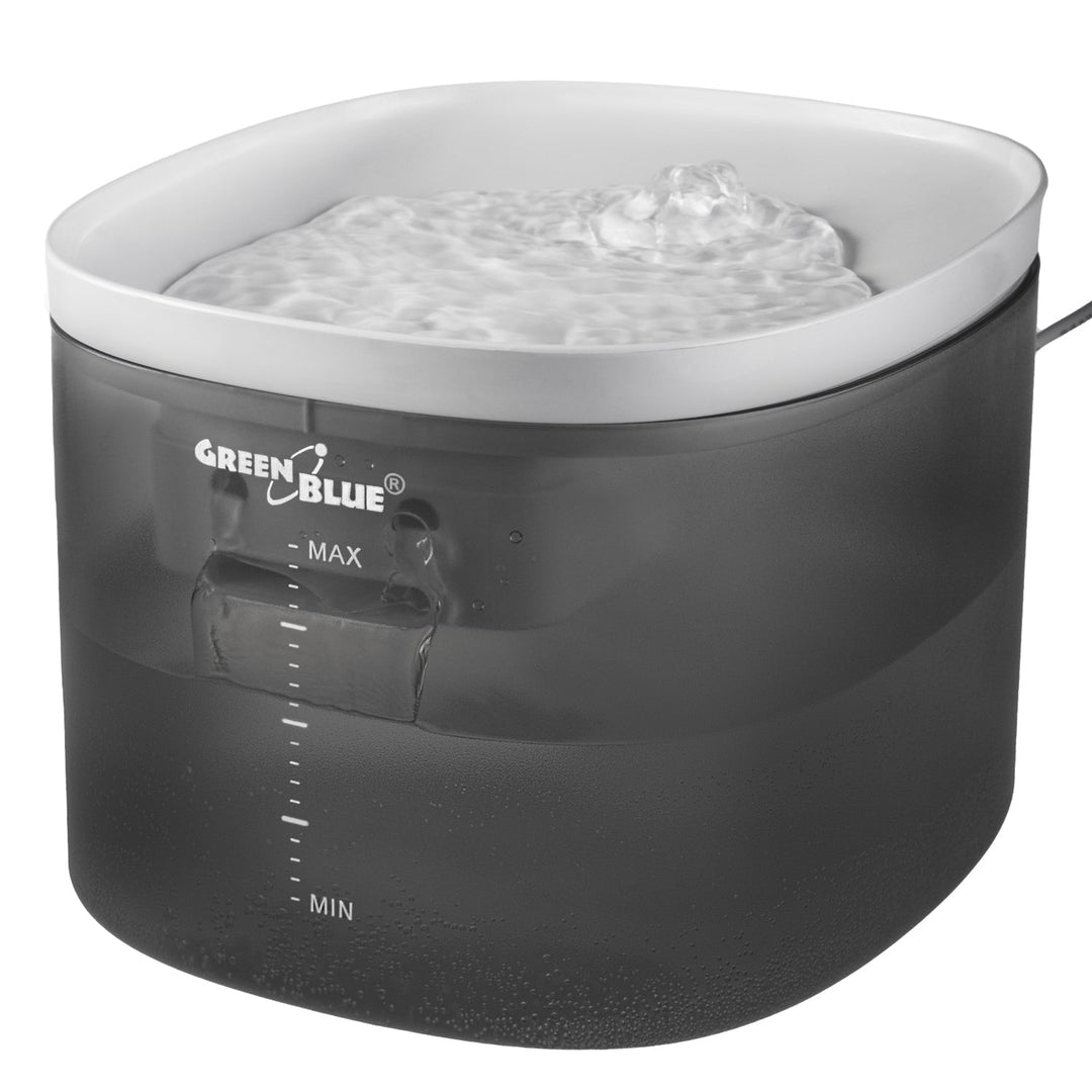 GreenBlue автоматичен диспенсер за вода/купа за вода за домашни любимци, 3 л, USB 5V1A, GB392 + 6 резервни филтъра GB394
