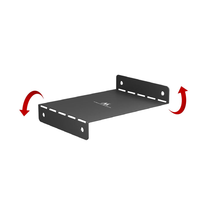 Компактен органайзер за кабели под бюро Maclean, максимално натоварване 5 кг, черен, MC-107 B