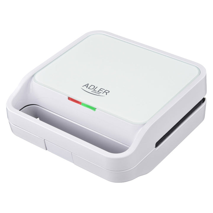 Сандвич тостер Adler, контактен грил, 1100 W, бял, AD 3070