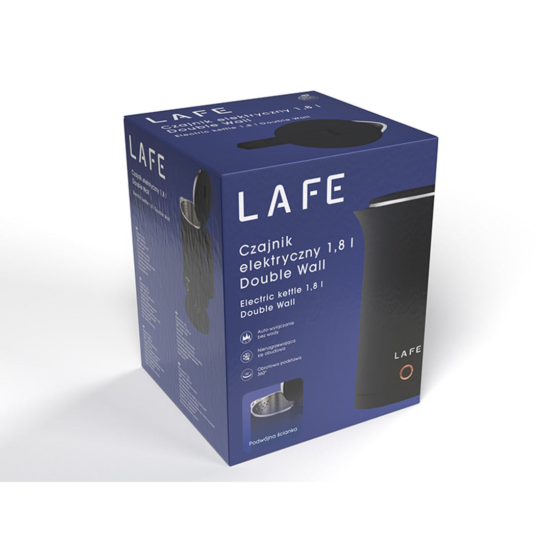 Електрическа кана Lafe, с двойна стена, 1800 W, 1,8 л, с двойна стена
