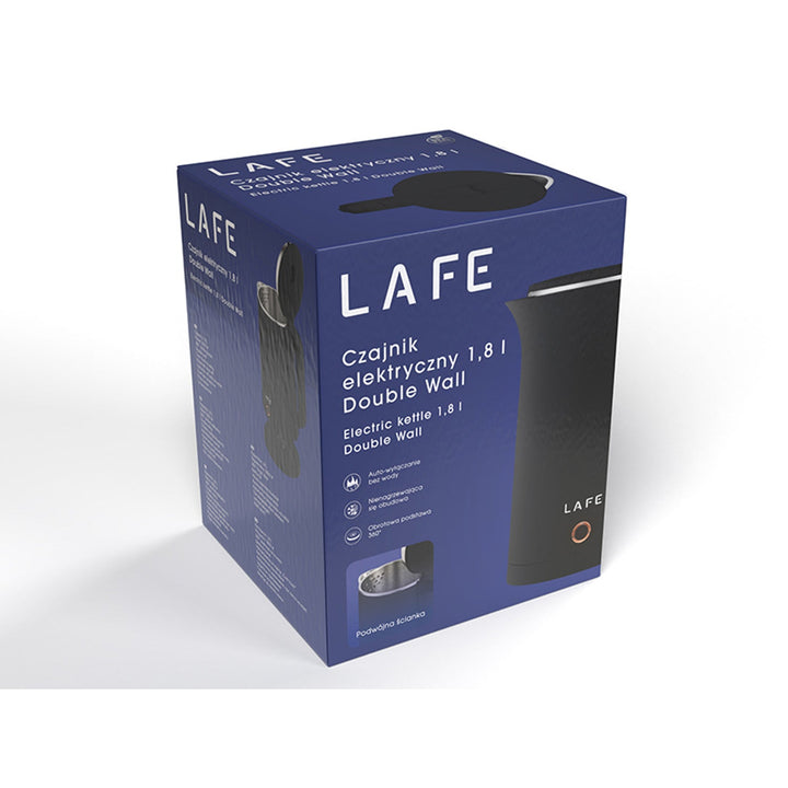 Електрическа кана Lafe, с двойна стена, 1800 W, 1,8 л, с двойна стена