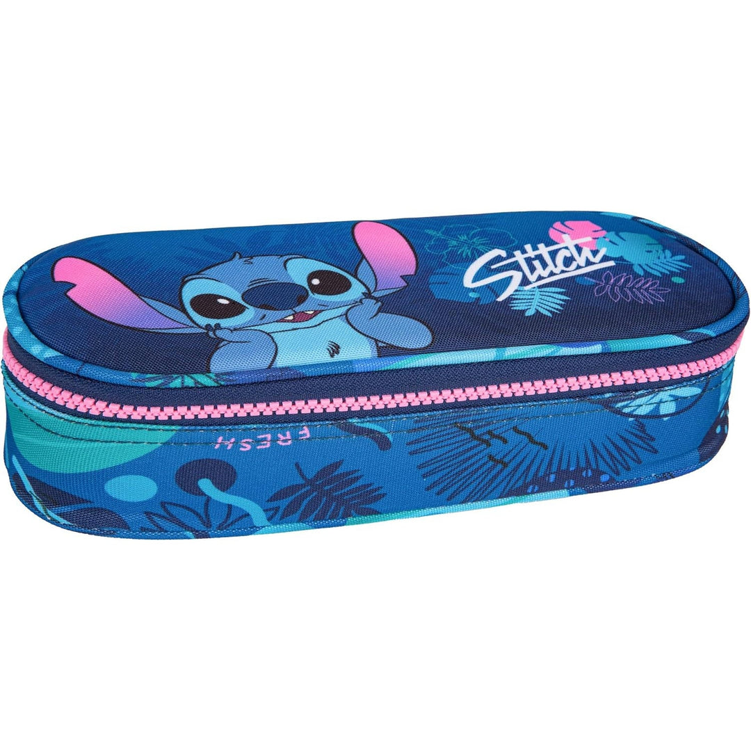 CoolPack Campus Disney Core Stitch F062780 овална училищна калъфка за моливи