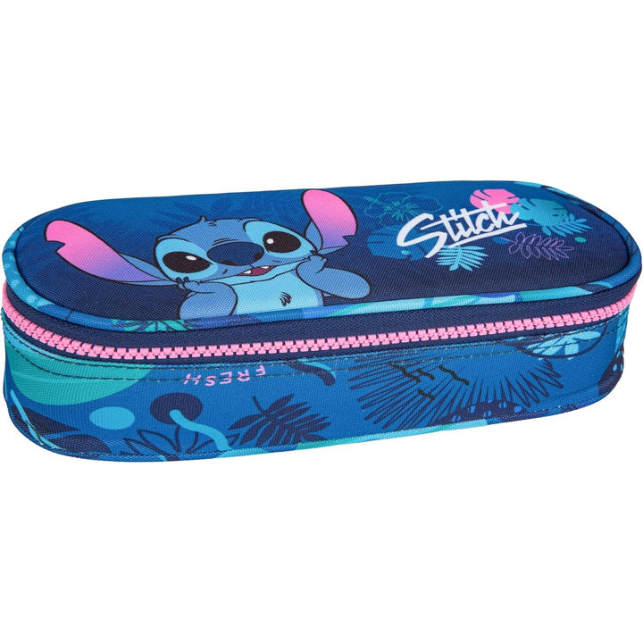 CoolPack Campus Disney Core Stitch F062780 овална училищна калъфка за моливи