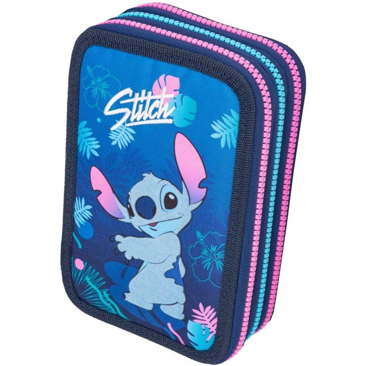 CoolPack три отделения калъф за моливи с аксесоари JUMPER 3 STITCH