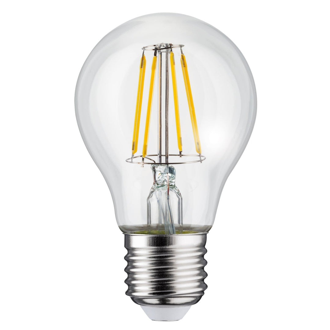 Maclean 1xE27 стенна лампа, макс. натоварване 60W, IP65, сив цвят, MCE519 GR + Maclean Energy MCE280 WW топло бяла 3000K 1500lm ретро Edison декоративна A60 E27 LED лампа с нажежаема жичка, 11W 230V