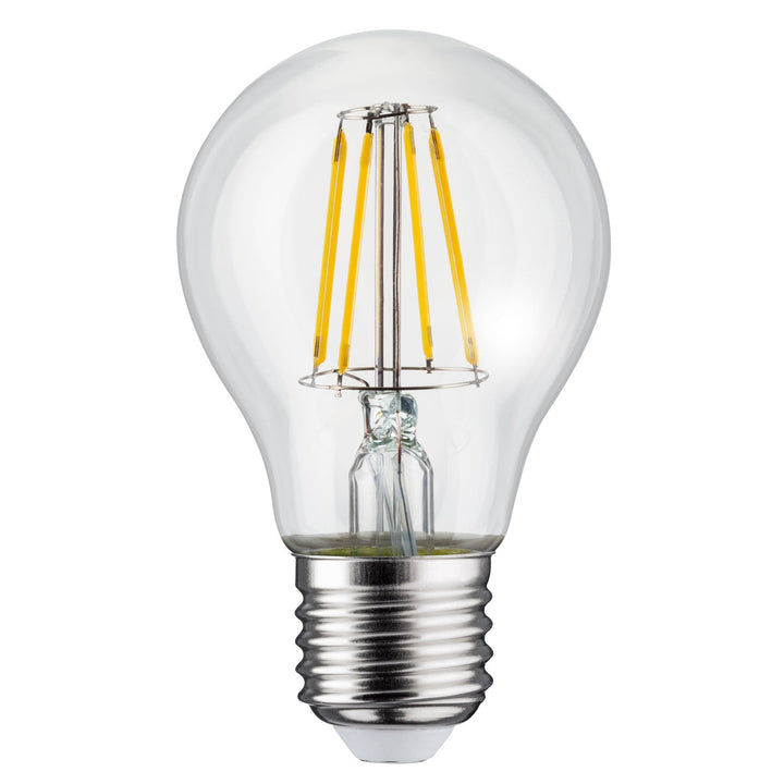 Маклин лампа, LED E27 с нажежаема жичка, 4W, 230V, WW топло бяло 3000K, 470lm, Retro Edison декоративна A60, MCE266