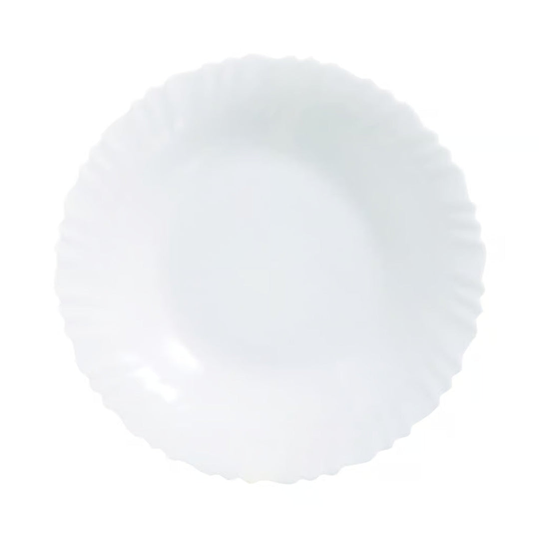 Десертна чиния Luminarc, кръгла, 19 см, бяла, Feston