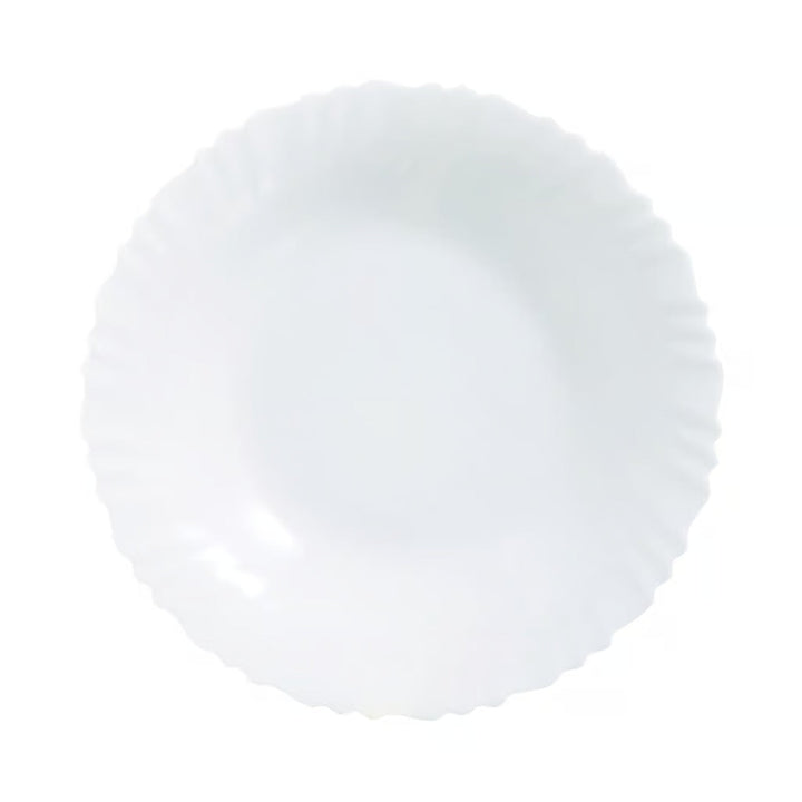 Десертна чиния Luminarc, кръгла, 19 см, бяла, Feston
