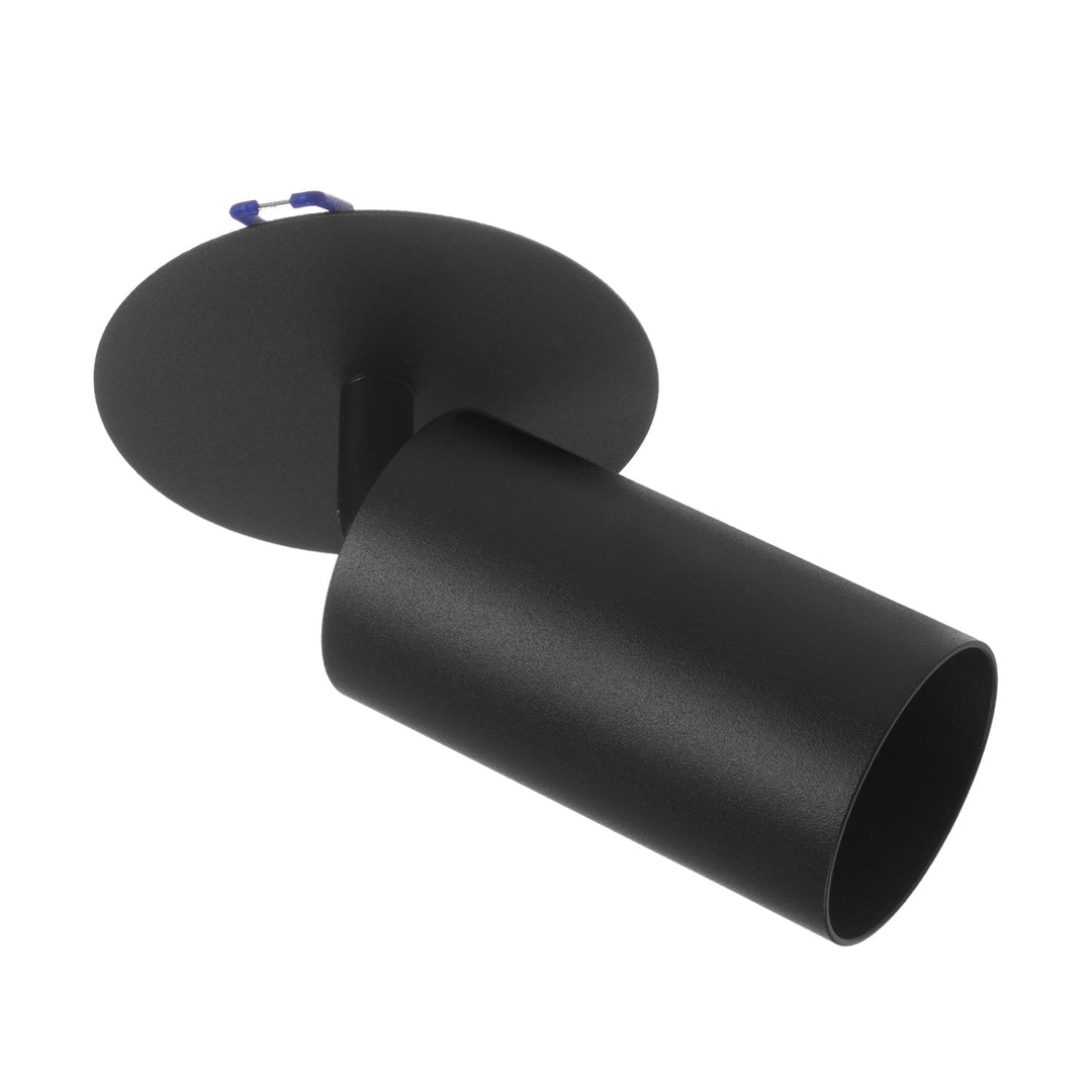 Maclean corp de iluminat/tub încastrat, spot, rotund, aluminiu, GU10, 55x130mm, culoare negru, MCE364 B 3pcs+ Bec LED GU10 7W Maclean Energy MCE437 NW alb neutru 4000K, 220-240V~, 50/60Hz, 3pcs