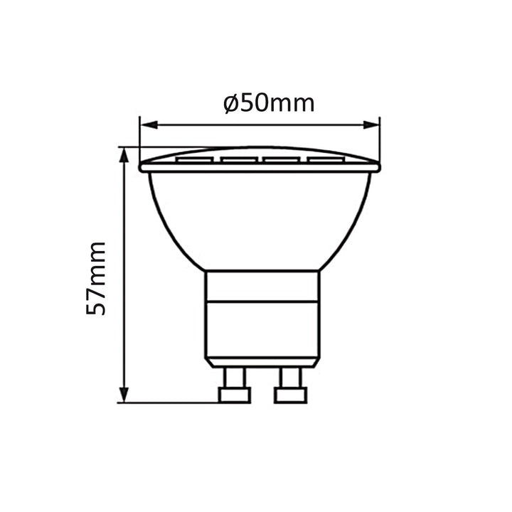 Maclean corp de iluminat/tub încastrat, spot, rotund, aluminiu, GU10, 55x130mm, culoare negru, MCE364 B 3pcs+ Bec LED GU10 7W Maclean Energy MCE437 NW alb neutru 4000K, 220-240V~, 50/60Hz, 3pcs