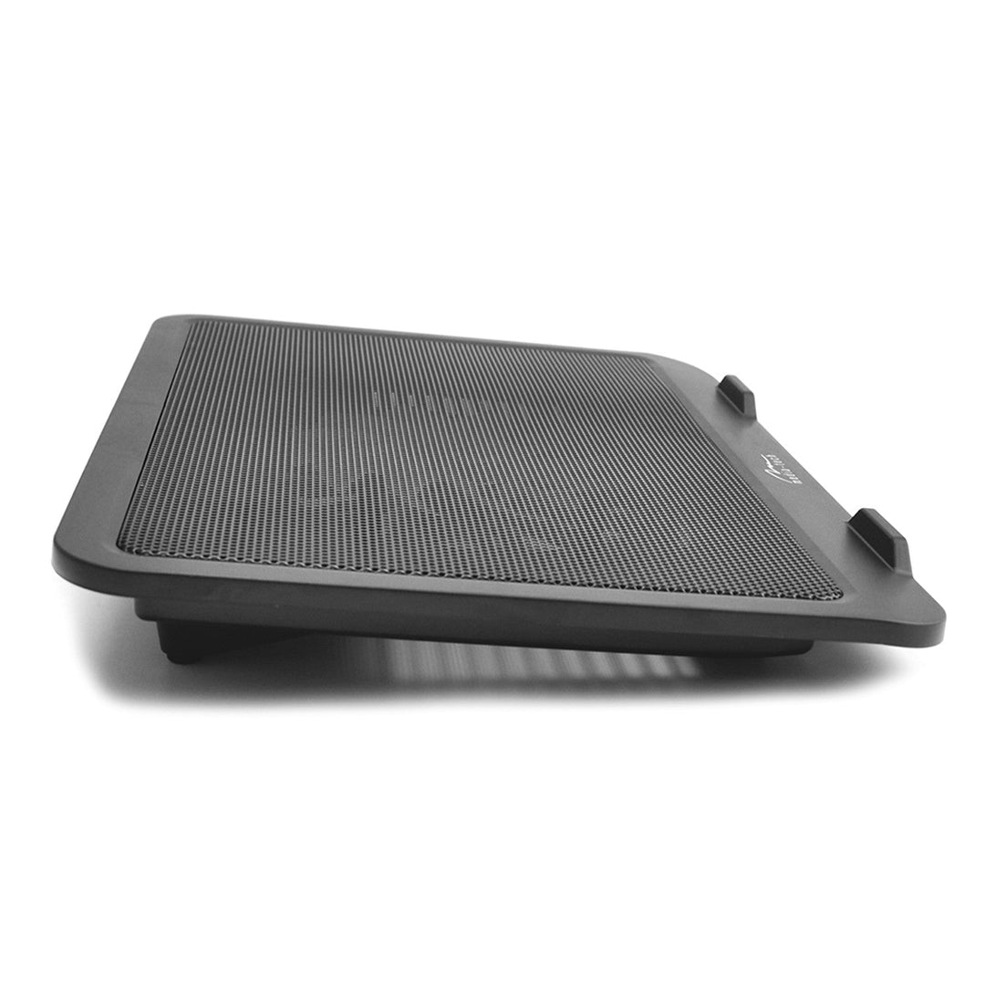 SILENT COOLING PAD - Охлаждаща подложка за лаптопи с размер 15,6 инча и по-малки, тиха, ефективна, вентилатори 13,5 см, USB порт за преминаване