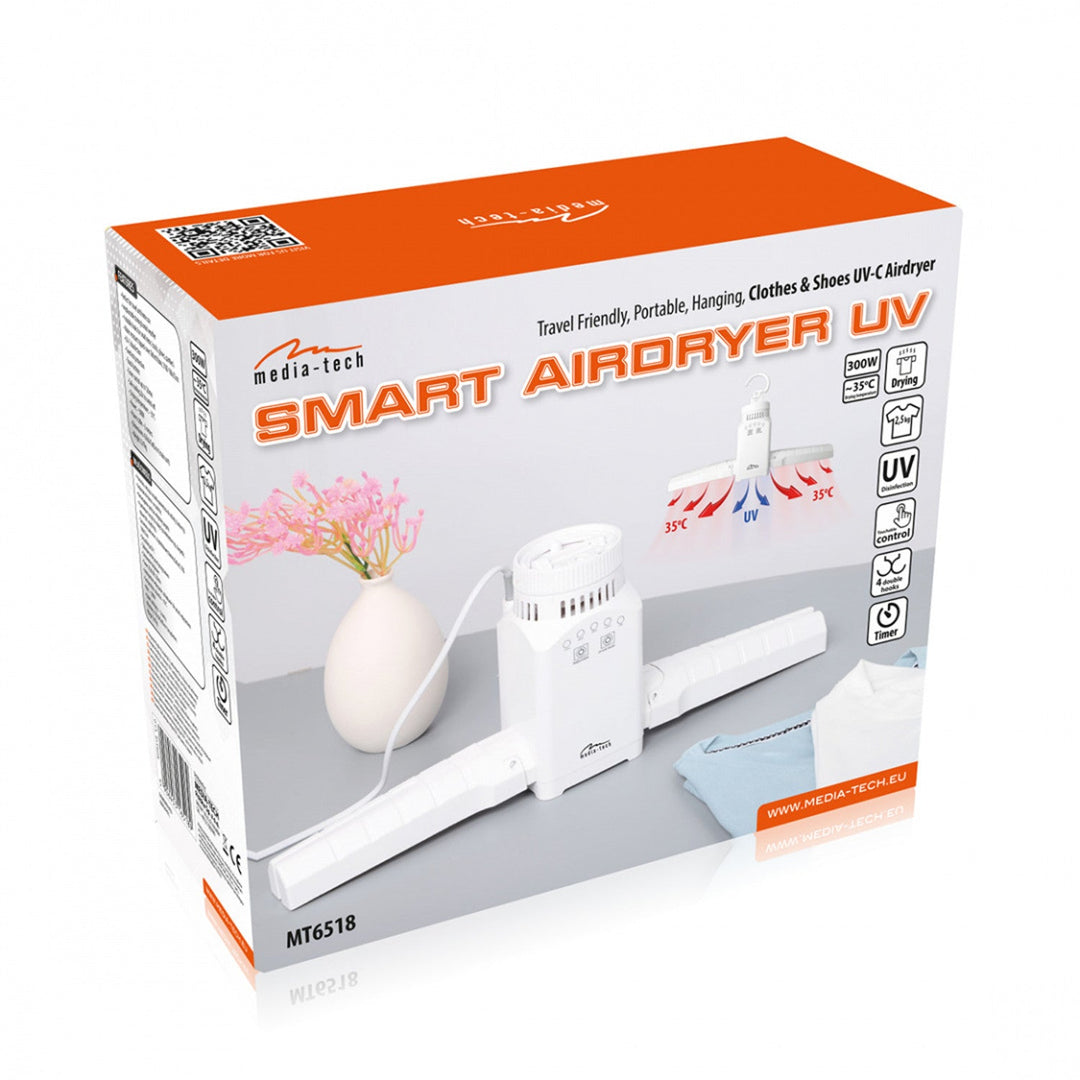 Преносим, висящ сушилник за дрехи, обувки и др. с UV дезинфекция SMART AIRDRYER UV