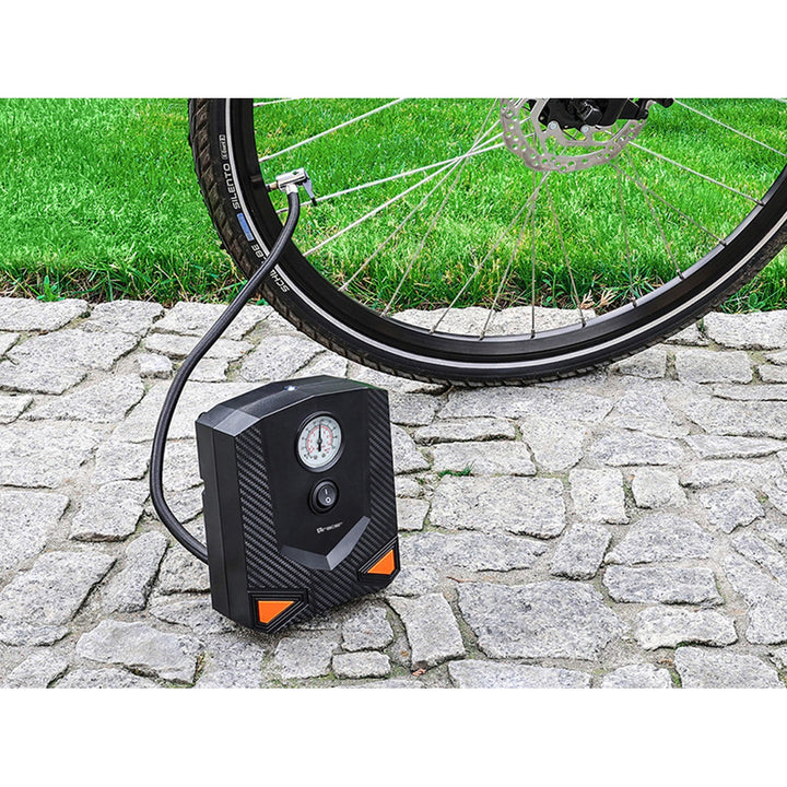 Компресор Tracer, за автомобили, мотоциклети, велосипеди, топки, 120 W, 8 бара, RES-03ML