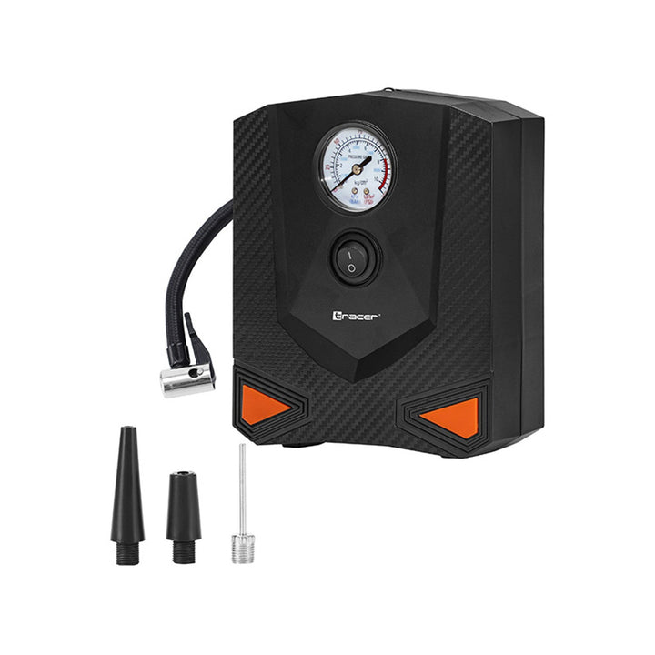 Компресор Tracer, за автомобили, мотоциклети, велосипеди, топки, 120 W, 8 бара, RES-03ML