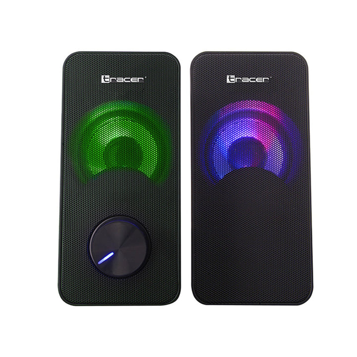 Трейсър високоговорители, RGB подсветка, 6 W RMS, USB захранване, Loop