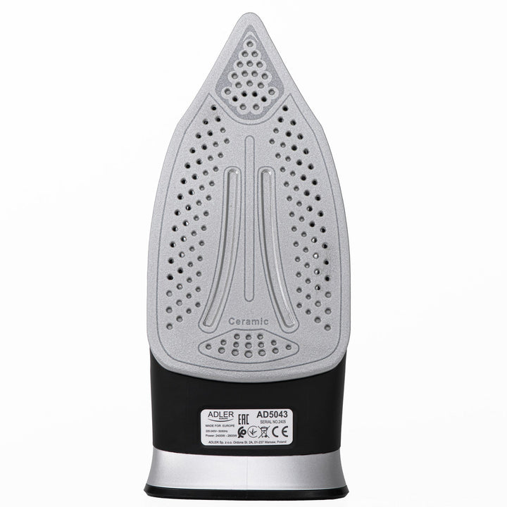 Парови ютия Adler, безжична, керамична подложка, 2800 W, AD 5043