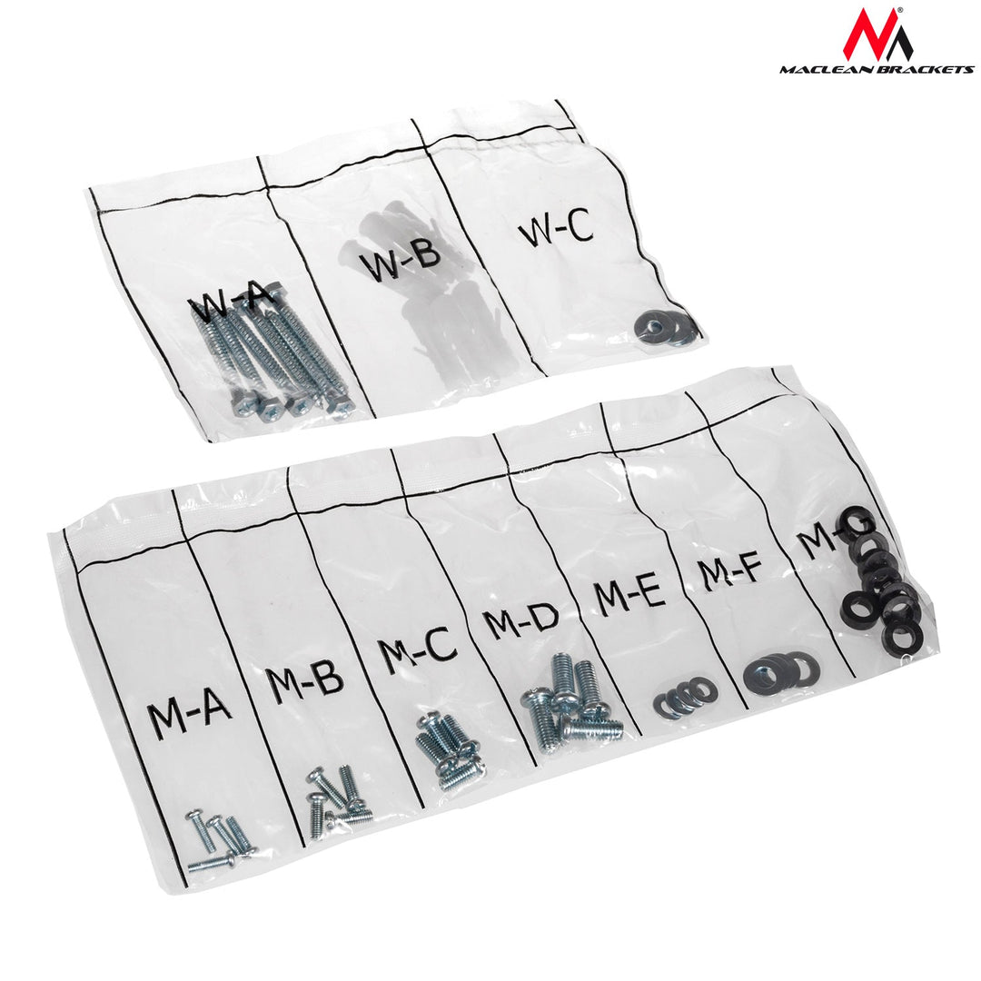 Стойка за телевизор с рафт за DVD Maclean, VESA 200x200, 23"-42", 30 кг, MC-771+КАБЕЛ HDMI 2.0 4K 3D UHD 1,8 м МЕДЕН 48 бита